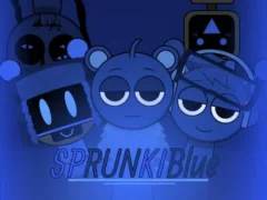 Spēle Sprunki Blue Mod online