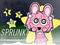Spēle Sprunki Night Time 2 online