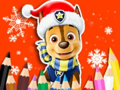 Spēle Coloring Book: PAW Patrol Christmas online