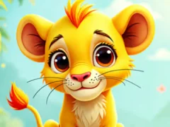 Spēle Jigsaw Puzzle: Baby Simba online