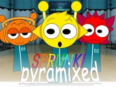 Spēle Sprunki Pyramixed: Squid Game online