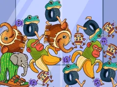 Spēle Italian Brainrot: Animals Merge Puzzle online