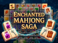 Spēle Enchanted Mahjong Saga online