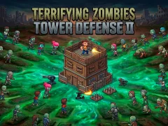 Spēle Terrifying Zombies Tower Defense II online