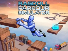 Spēle Ragdoll Parkour Simulator online