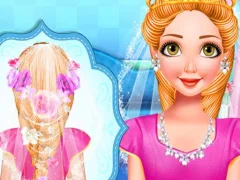 Spēle Princess wedding hairstyle online