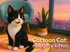 Spēle Cartoon Сat: naughty kitten online