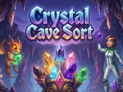 Spēle Crystal Cave Sort online