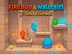 Spēle Fireboy & Watergirl 7: and Friends online