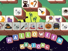Spēle Halloween Mahjong Tiles online