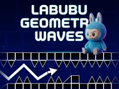 Spēle Labubu Geometry Waves online