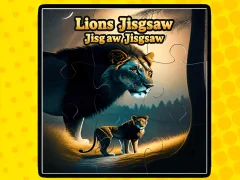 Spēle Lions Jigsaw Jigsaw online