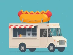 Spēle Food Trucks Jigsaw online
