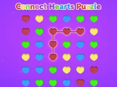 Spēle Connect Hearts Puzzle online