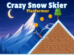 Spēle Crazy Snow Skier: Platformer online