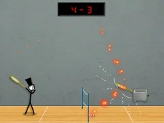 Spēle Stick Figure Badminton 3 online