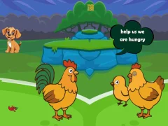 Spēle Feed Hungry Hen Family online