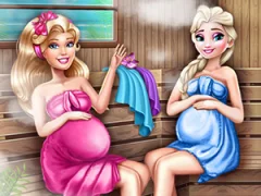 Spēle Cute Mommies Pregnant Sauna online