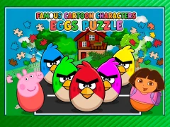 Spēle Famous Cartoon Characters Eggs online