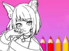Spēle Anime Manga Coloring Book online