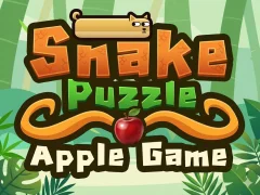 Spēle Snake Puzzle Apple Game online