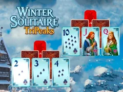 Spēle Winter Solitaire TriPeaks online