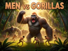 Spēle Men Vs Gorillas online