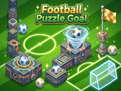 Spēle Football Puzzle Goal online