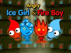 Spēle Angry Ice girl and Fire boy online