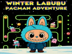 Spēle Winter Labubu Pacman Adventure online
