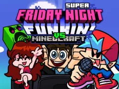 Spēle Super Friday Night Funkin Vs Minecraft online