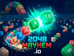 Spēle 2048 Mayhem.io online