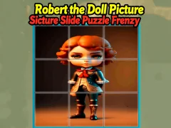 Spēle Robert the Doll Picture Slide Puzzle Frenzy online