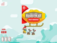 Spēle FlappyCat Crazy Christmas online