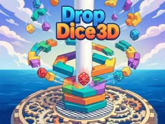 Spēle Drop Dice 3D online