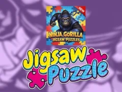 Spēle Ninja Gorilla Jigsaw Puzzles online