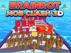 Spēle Brainrot Mob Clash 3D online