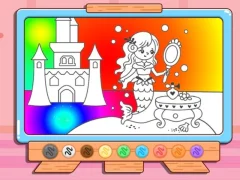 Spēle Coloring Book: Mermaid Makeup online