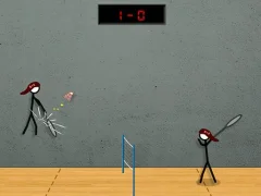 Spēle Stick Figure Badminton 2 online