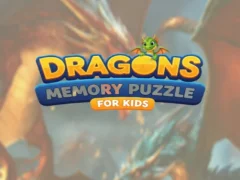 Spēle Dragons Memory Puzzle For Kids online