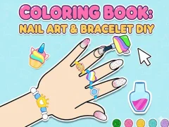 Spēle Coloring Book: Nail Art & Bracelet Diy online