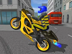 Spēle Police Motorbike Race Simulator online
