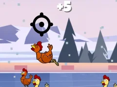 Spēle Chicken Shooting 2D online