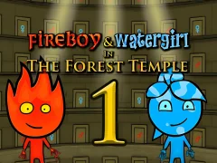 Spēle Fireboy & Watergirl In The Forest Temple online