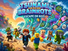 Spēle Tsunami For Escape Brainrots online