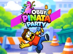 Spēle Obby Pinata Party online
