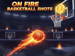 Spēle On Fire Basketball Shots online