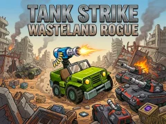 Spēle Tank Strike: Wasteland Rogue online
