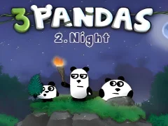 Spēle 3 Pandas 2 Night online