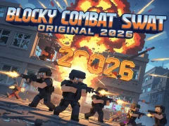 Spēle Blocky Combat Swat Original 2026 online